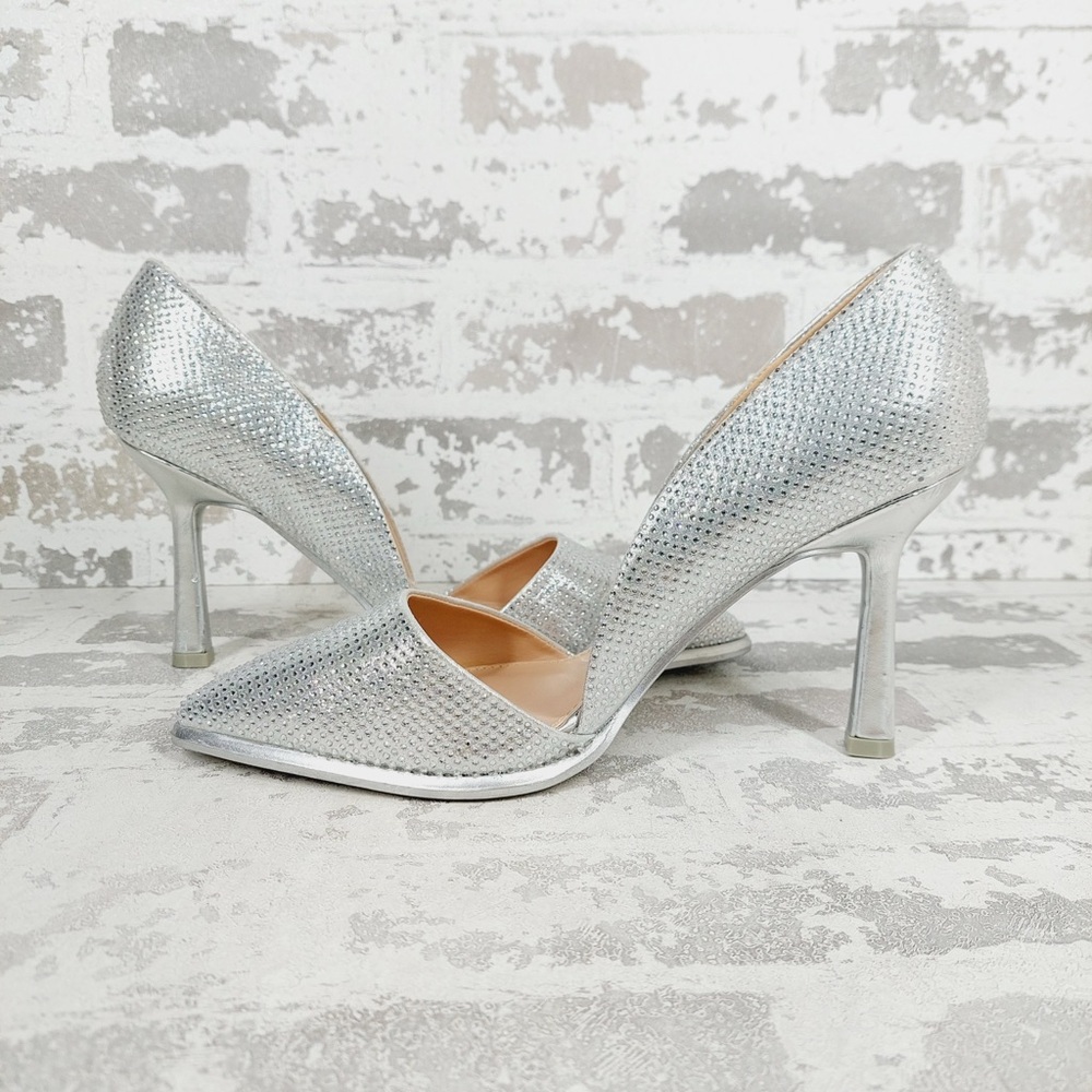 NEW MIA Ciana Pointed Toe Rhinestone Pump Heels A371